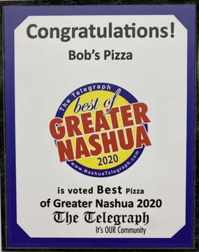 Bobs Pizza Award